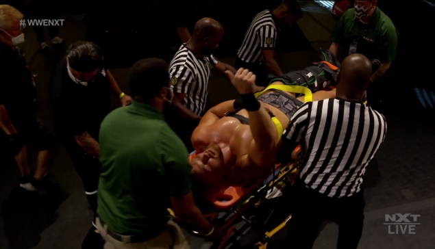 Ridge Holland se blesse pendant NXT