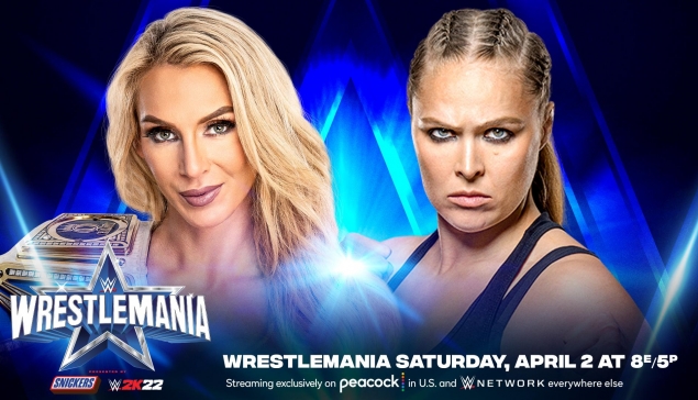 Charlotte Flair vs Ronda Rousey pour la première nuit de WrestleMania 38