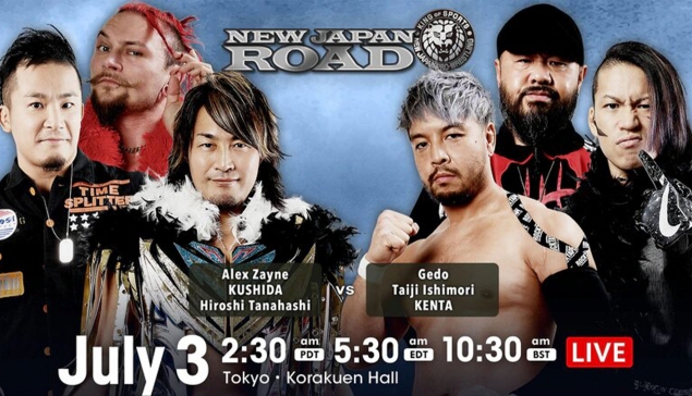 Carte du jour 6 de NJPW New Japan Road 2022