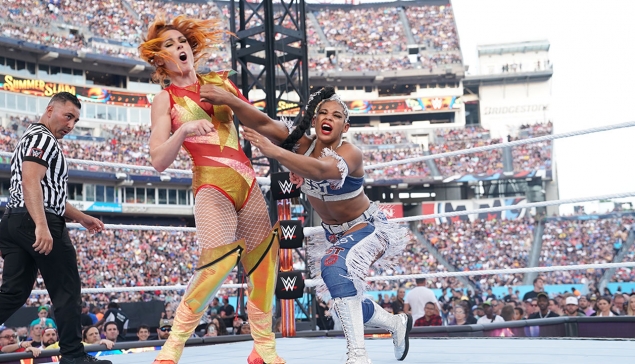Becky Lynch blessée lors de son match à WWE SummerSlam