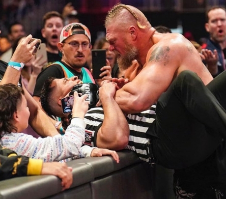 Brock Lesnar s'était attiré les foudres au Royal Rumble 2023