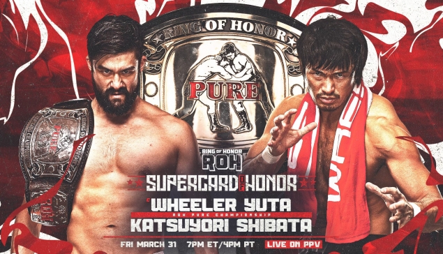 Katsuyori Shibata sera de la partie pour ROH Supercard Of Honor