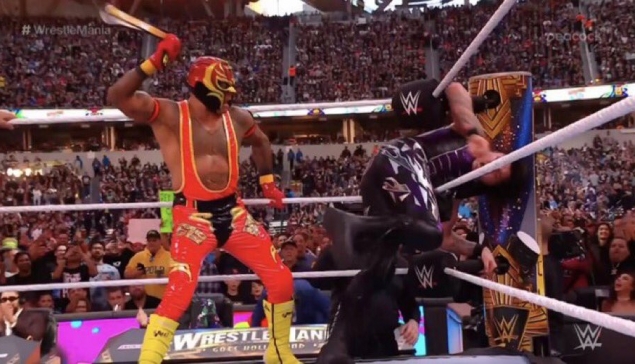WrestleMania 39 : Rey Mysterio corrige Dominik