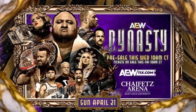 L'AEW annonce officiellement son PPV ''Dynasty''