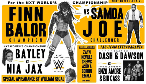 Resultats NXT TakeOver London