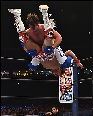 Wrestle Kingdom 9 AJ Styles vs. Testuya Naito