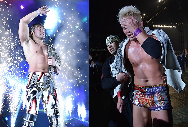 Wrestle Kingdom 9 Hiroshi Tanahashi vs Kazuchika Okada